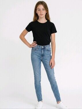 Levi's Girls Super Skinny Jeans in Light Blue Denim